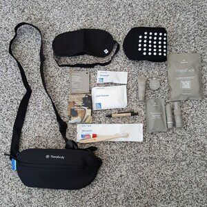 United Airlines Polaris First Class Therabody Kit Cross Body Belt Bag Fannypack